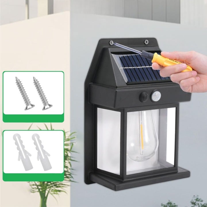 Lampă Solară de Perete JF888, 40W, cu Senzor de Mișcare și 3 Moduri de Iluminare