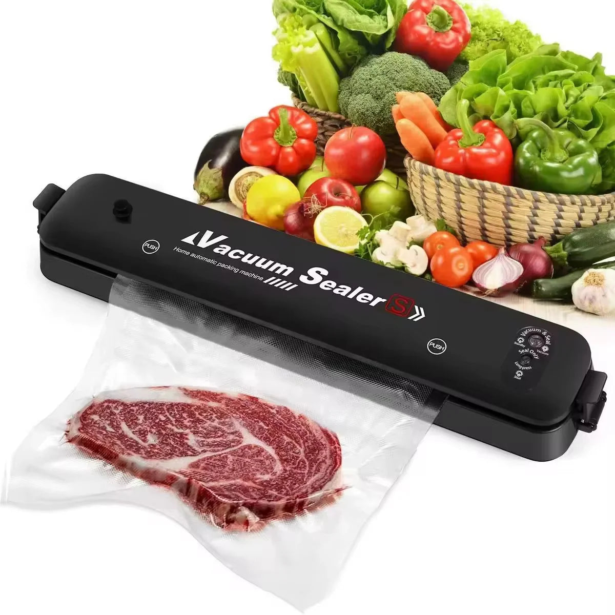 Aparat de vidat alimente Vacuum Sealer S Sigileaza prospetimea in cateva secunde