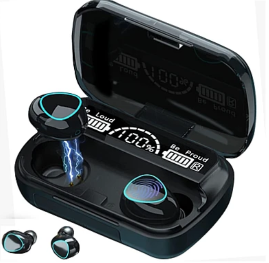 Căști Wireless M10 Bluetooth 5.0 Engross – Sunet Premium, Cutie Încărcare, IPX4