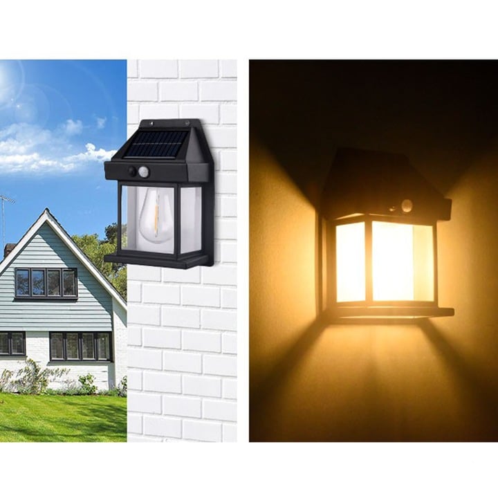 Lampă Solară de Perete JF888, 40W, cu Senzor de Mișcare și 3 Moduri de Iluminare