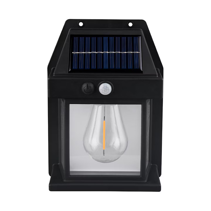 Lampă Solară de Perete JF888, 40W, cu Senzor de Mișcare și 3 Moduri de Iluminare